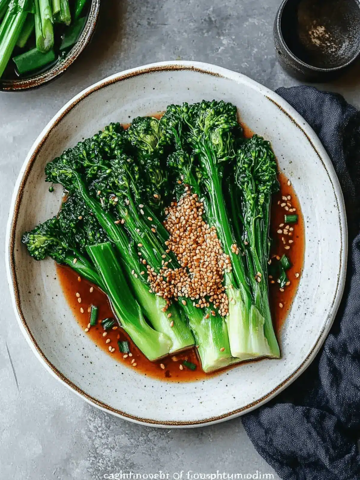 Chinese Broccoli with Oyster Sauce