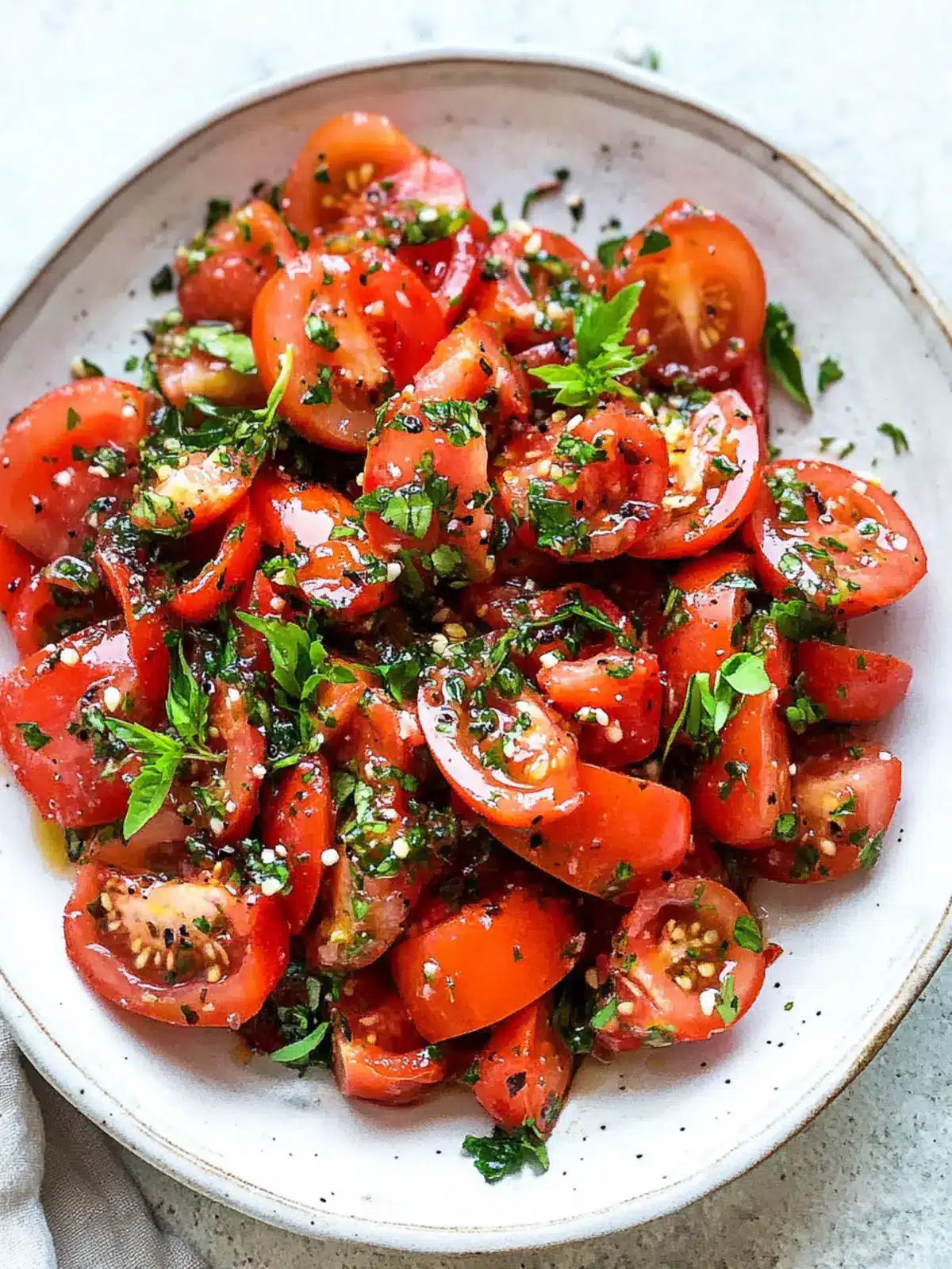 Zesty Lebanese Tomato Salad Ready in Just 30 Minutes 4 Lebanese Tomato Salad