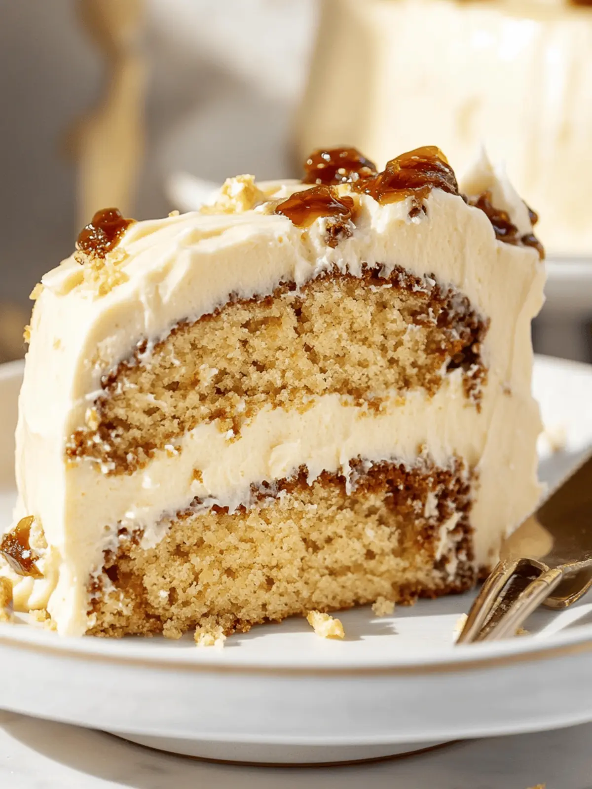 Butterscotch Crunch Cake