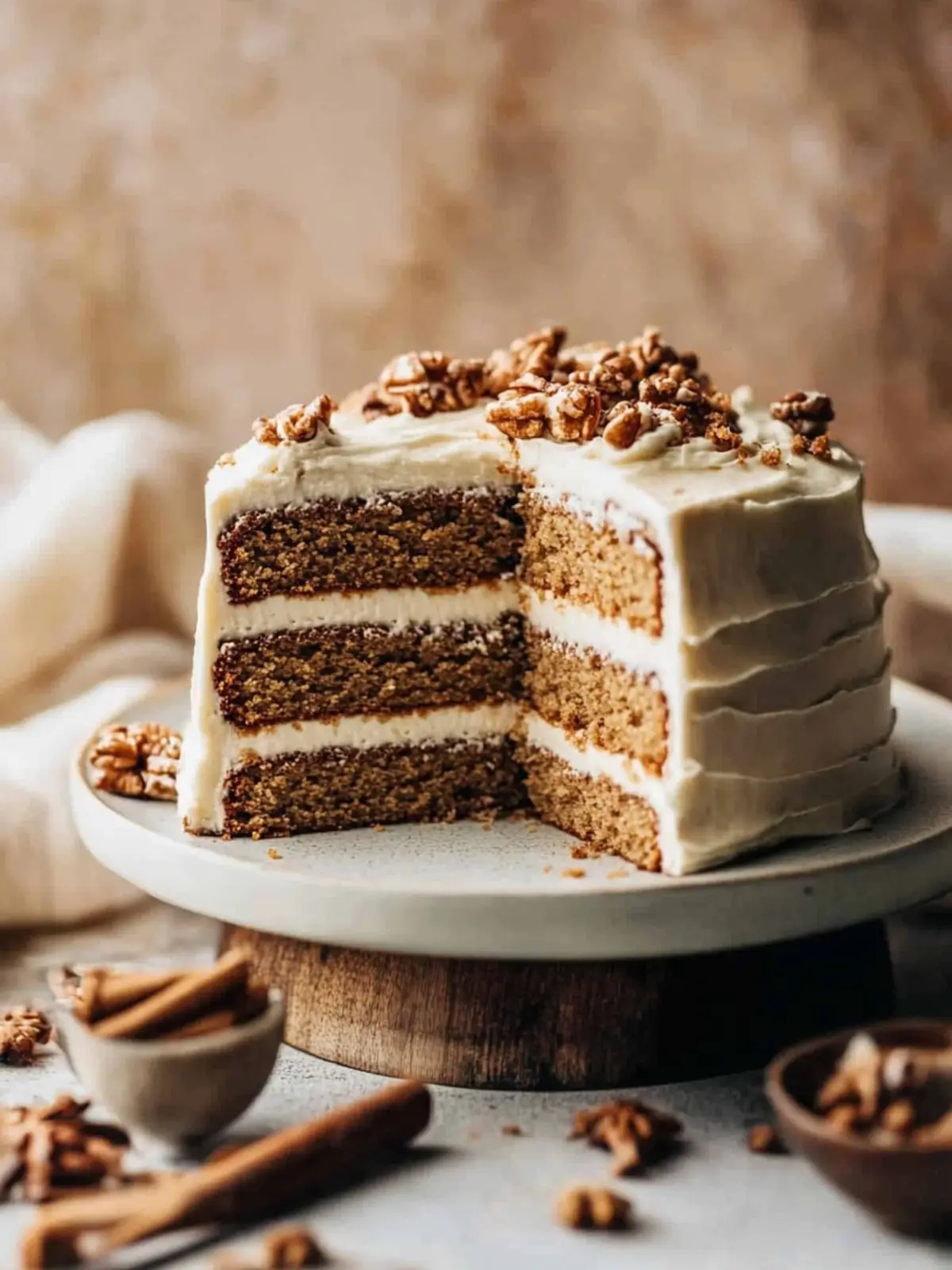 Spice Cake With Brown Butter Cream Cheese Frosting