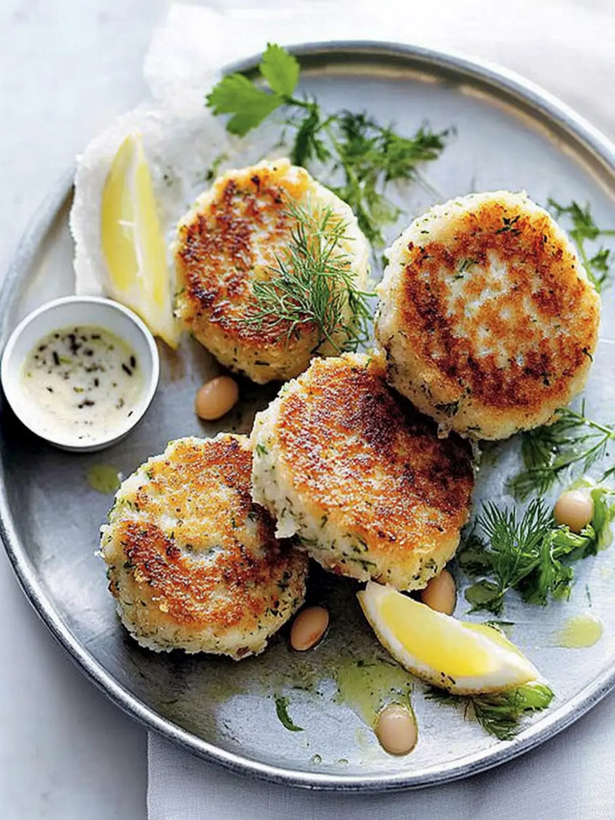 Dill And Butter Bean Fishcakes