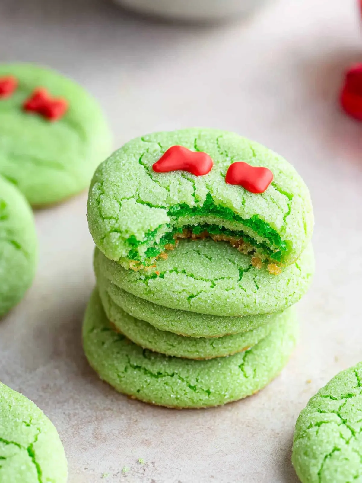 Grinch Sugar Cookies