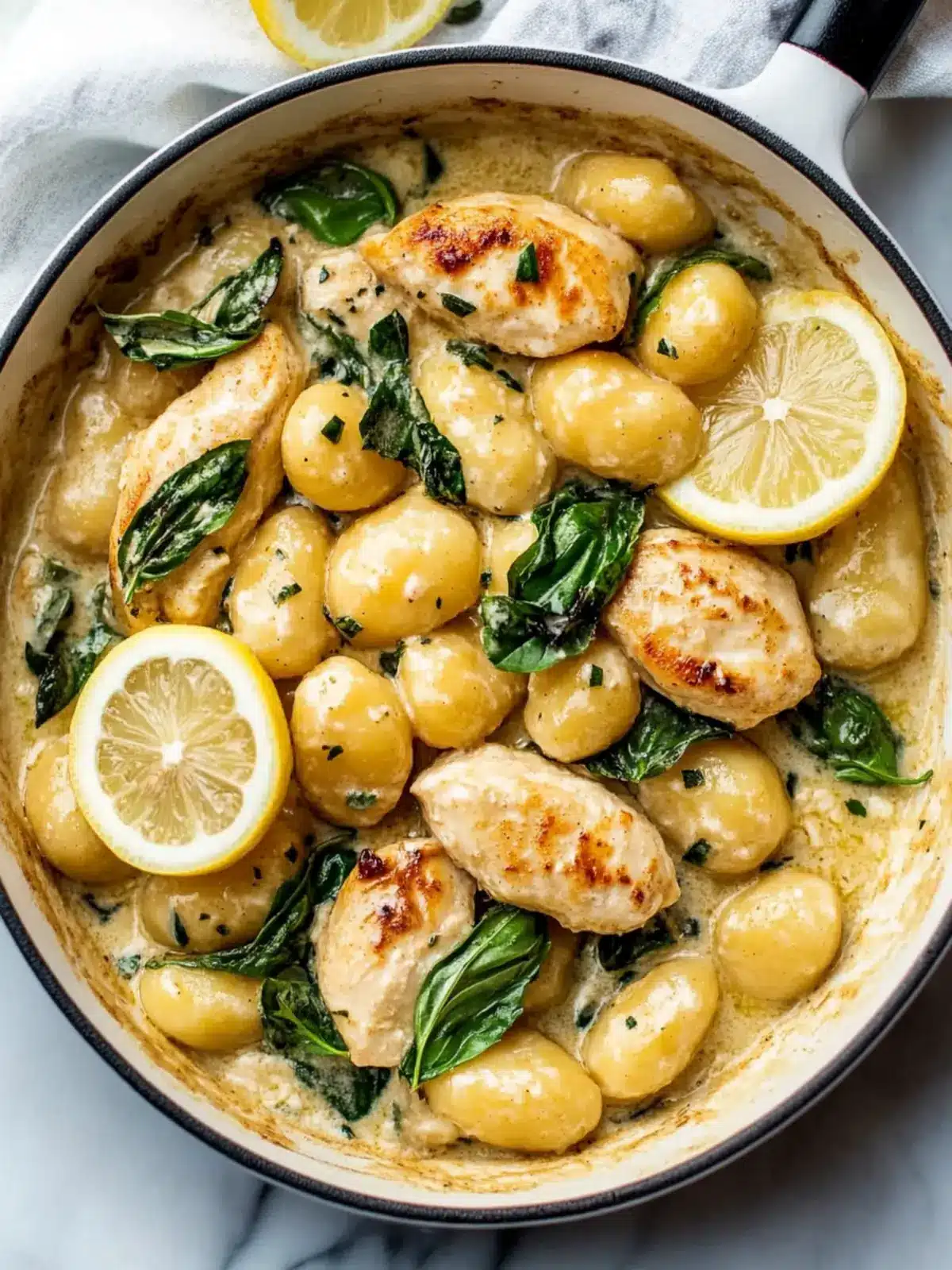 Creamy Lemon Chicken Gnocchi