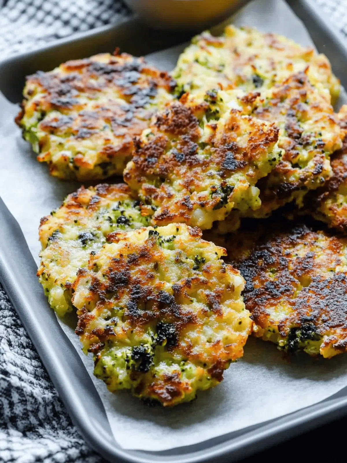 Broccoli and Rice Fritters