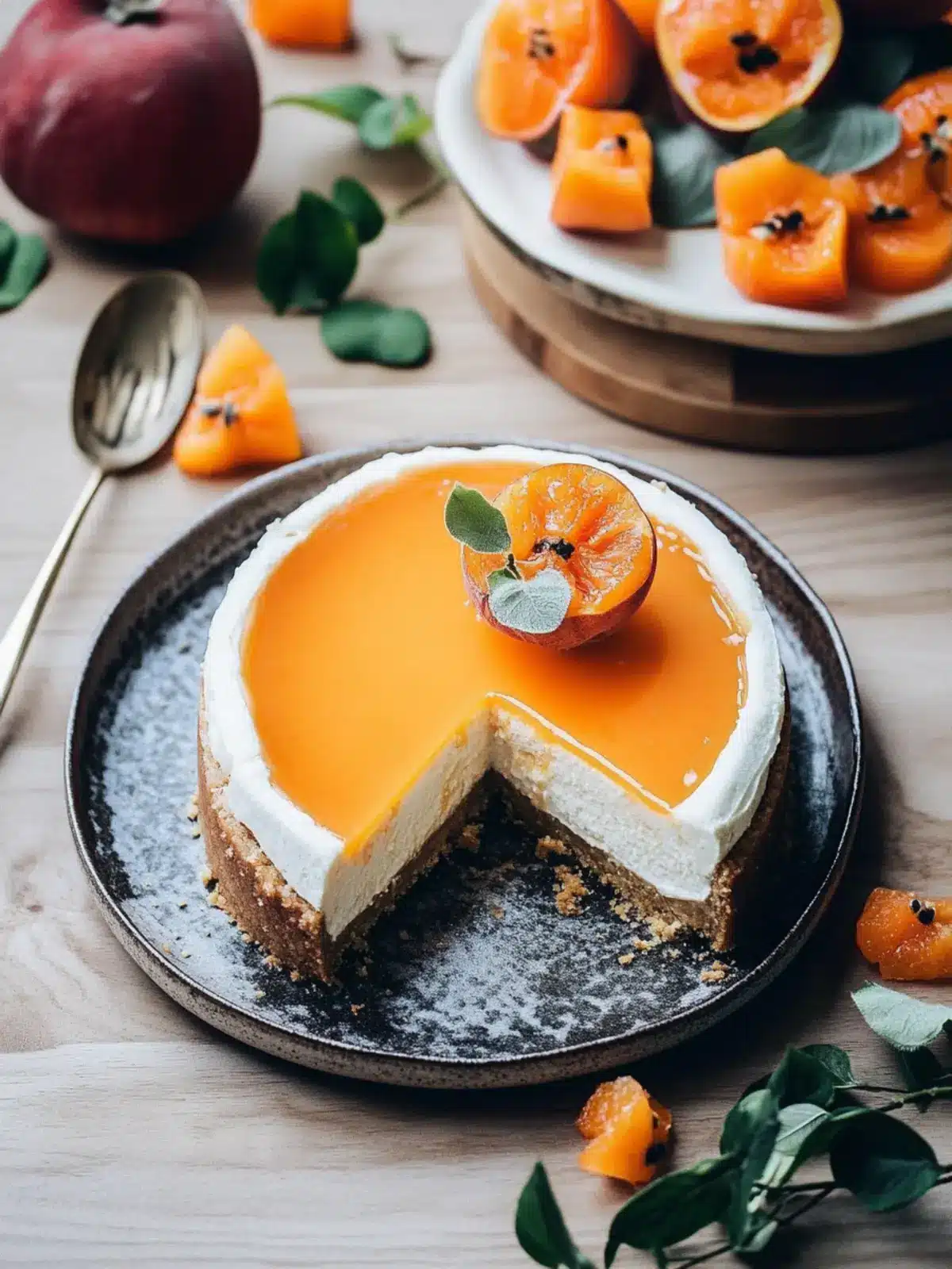 Persimmon Cheesecake