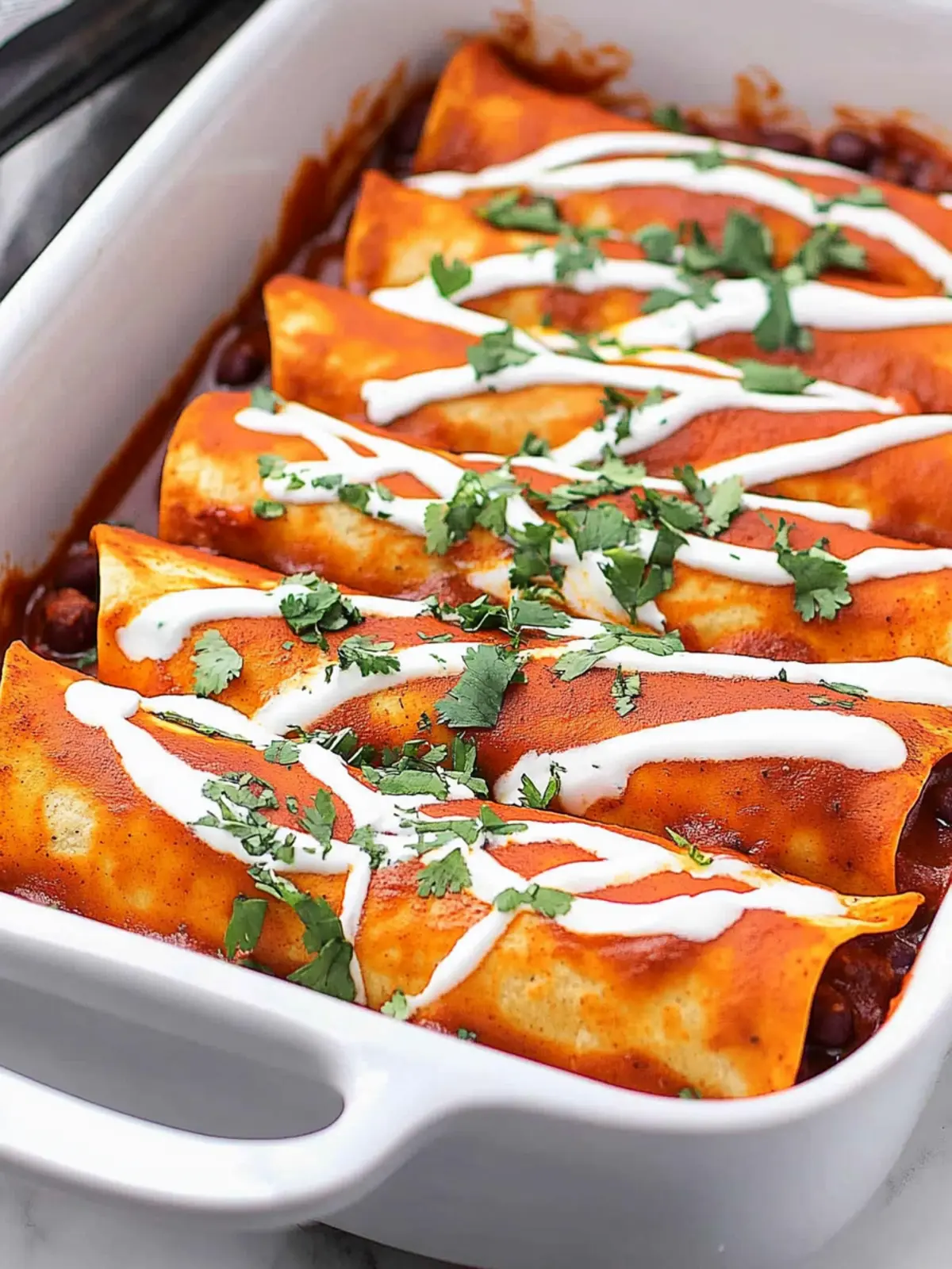 Black Bean Enchiladas
