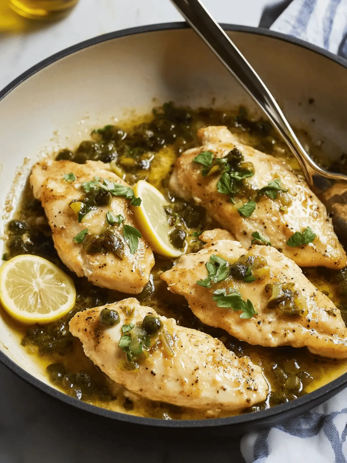 Yuzu Chicken Piccata