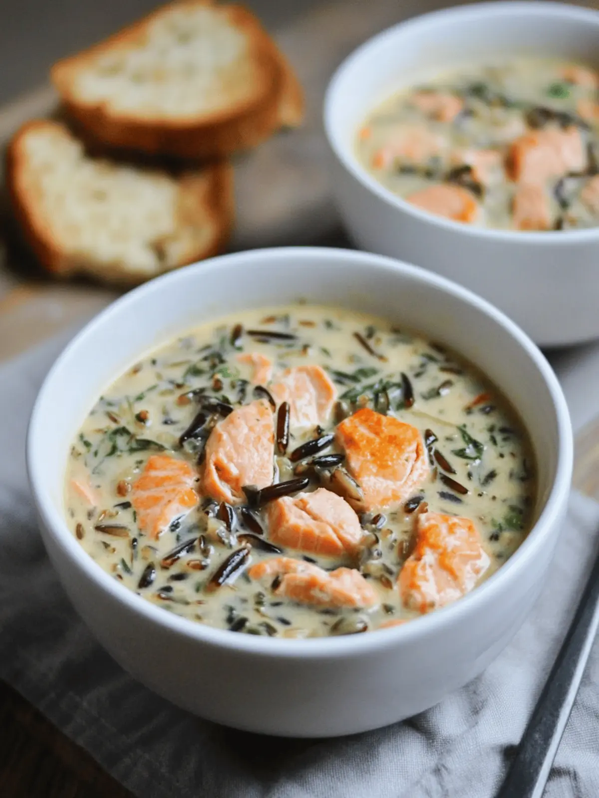 Salmon Wild Rice Soup