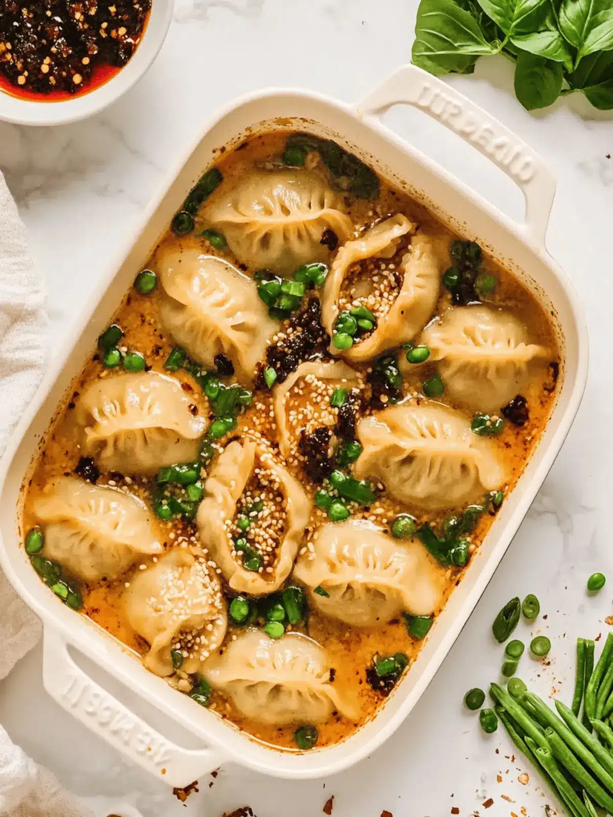 One Pan Dumplings (15 minute dinner!)