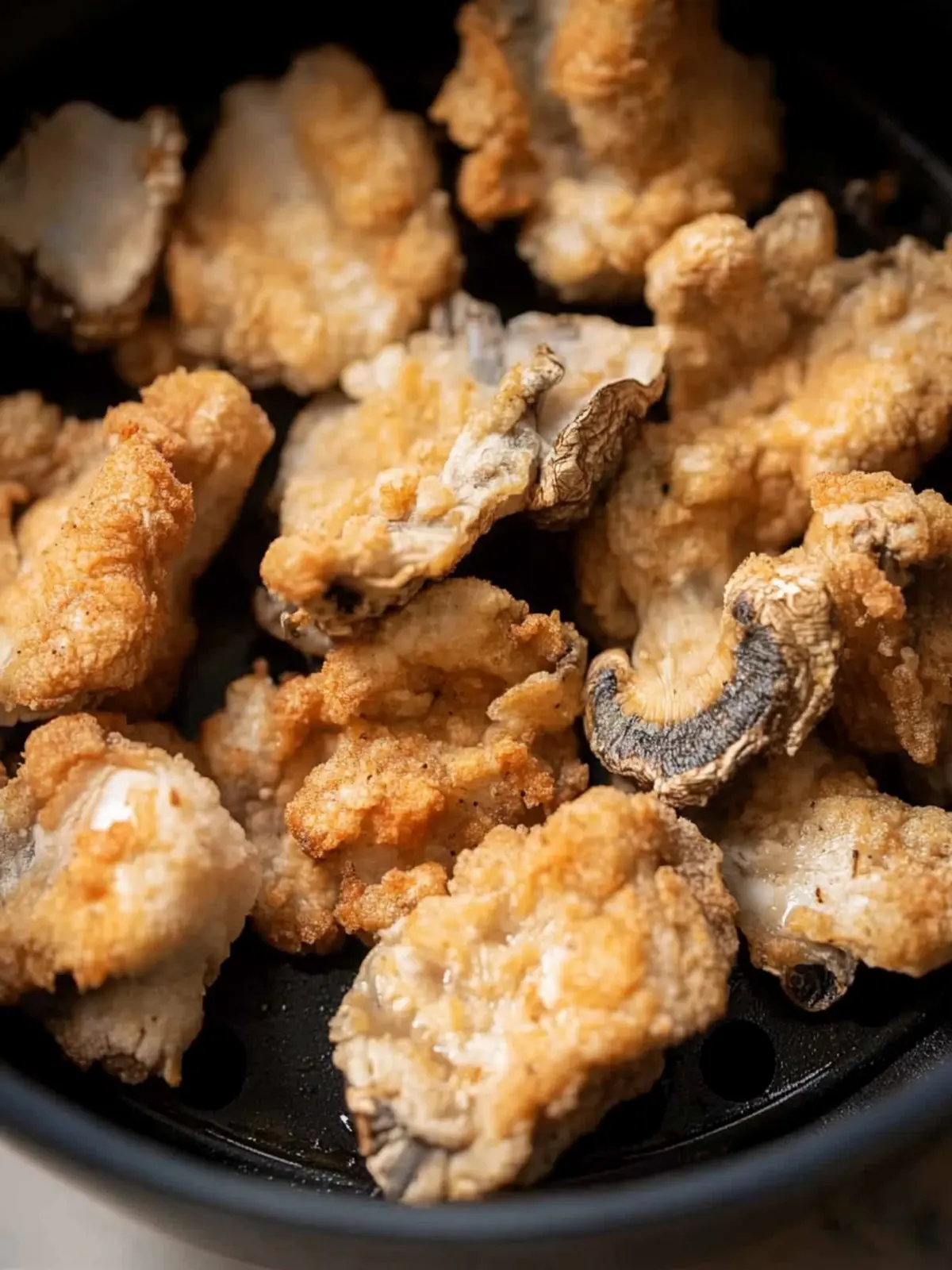 Air Fried Oyster Mushrooms