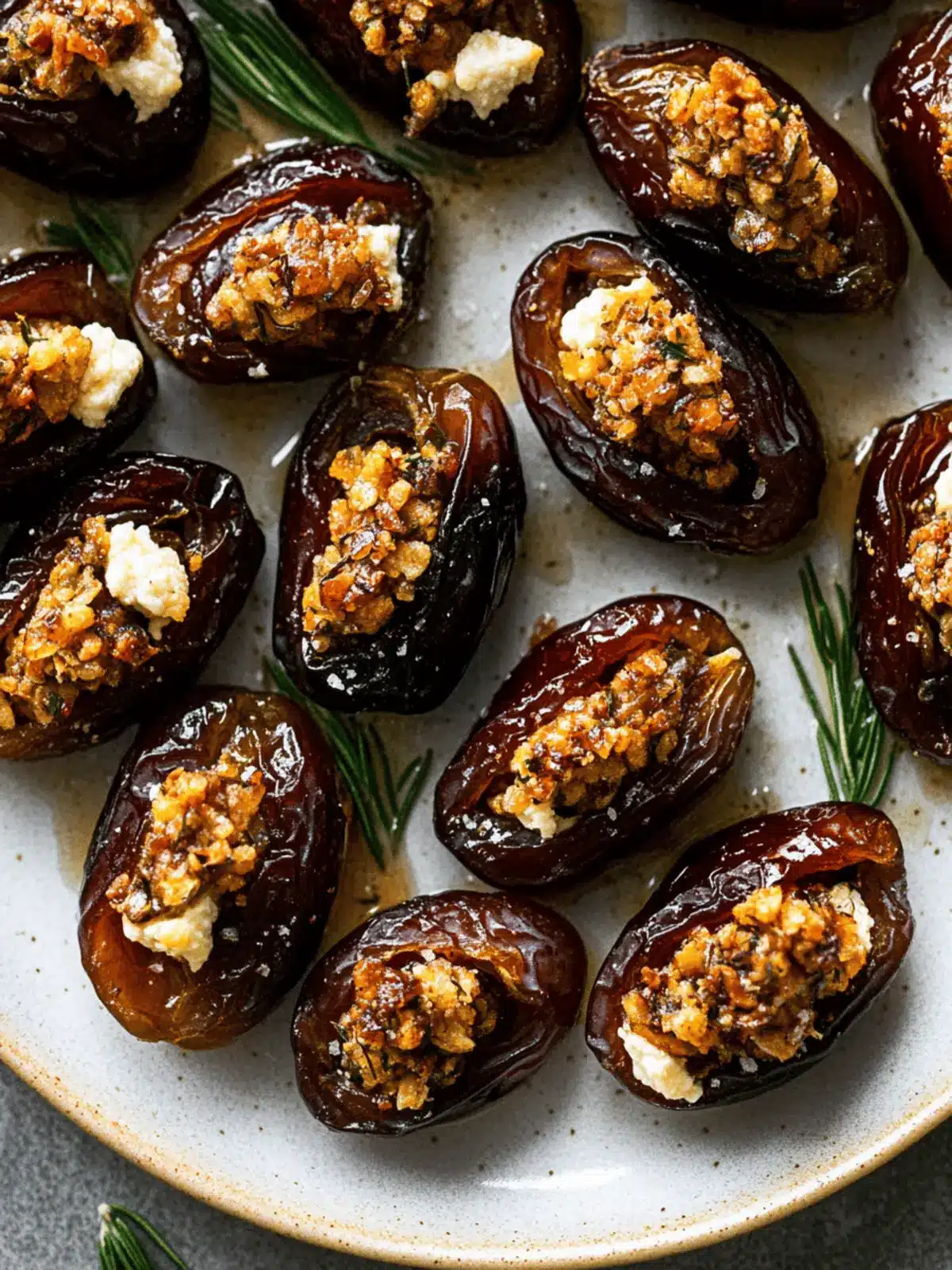 Irresistible Roasted Stuffed Dates with Goat Cheese Bliss