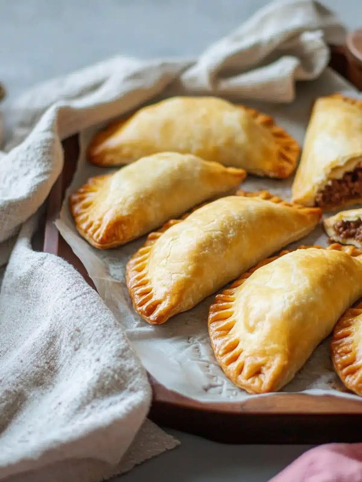 Flaky Ghanaian Meat Pie