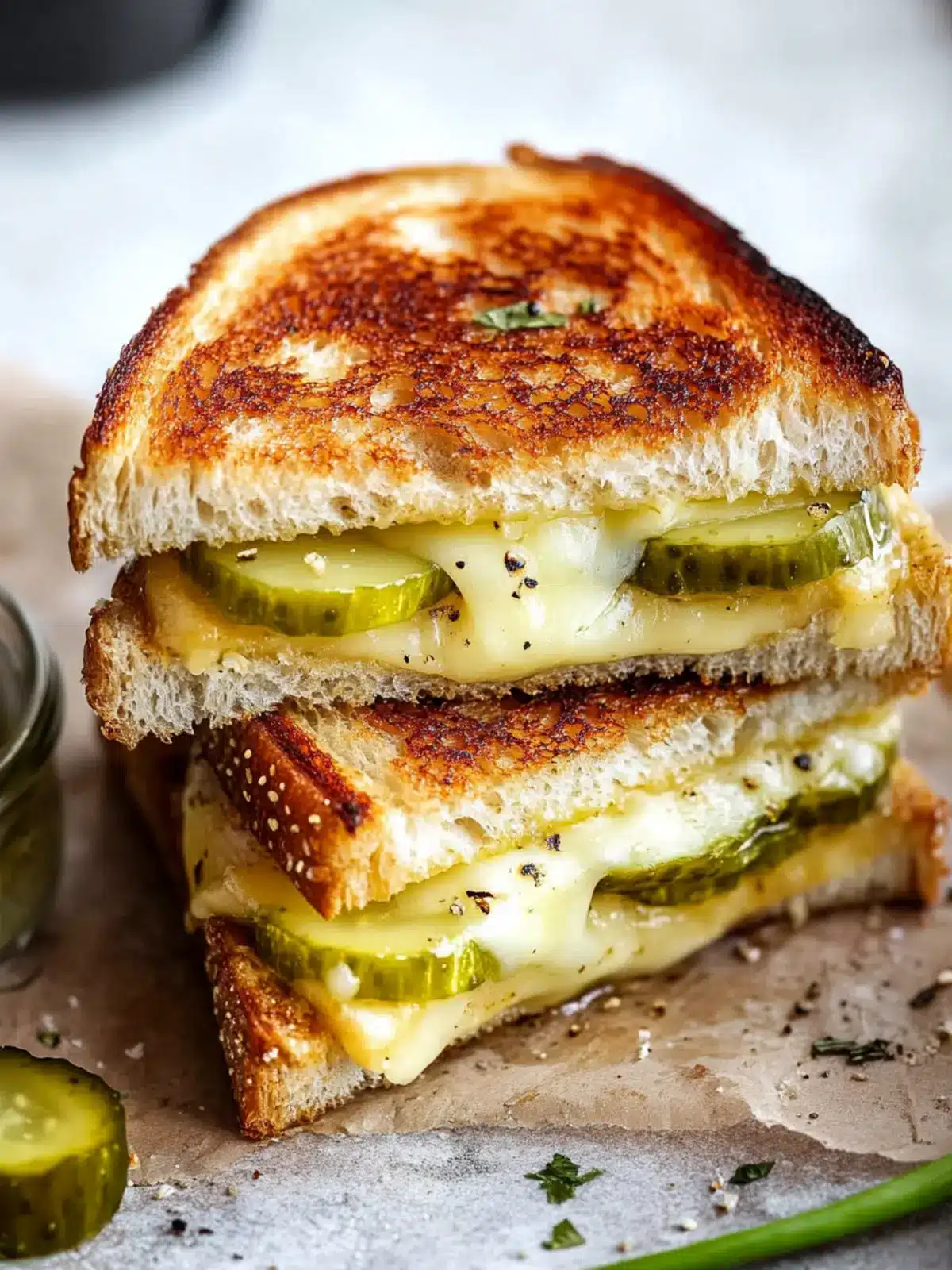 Pickle Grilled Cheese