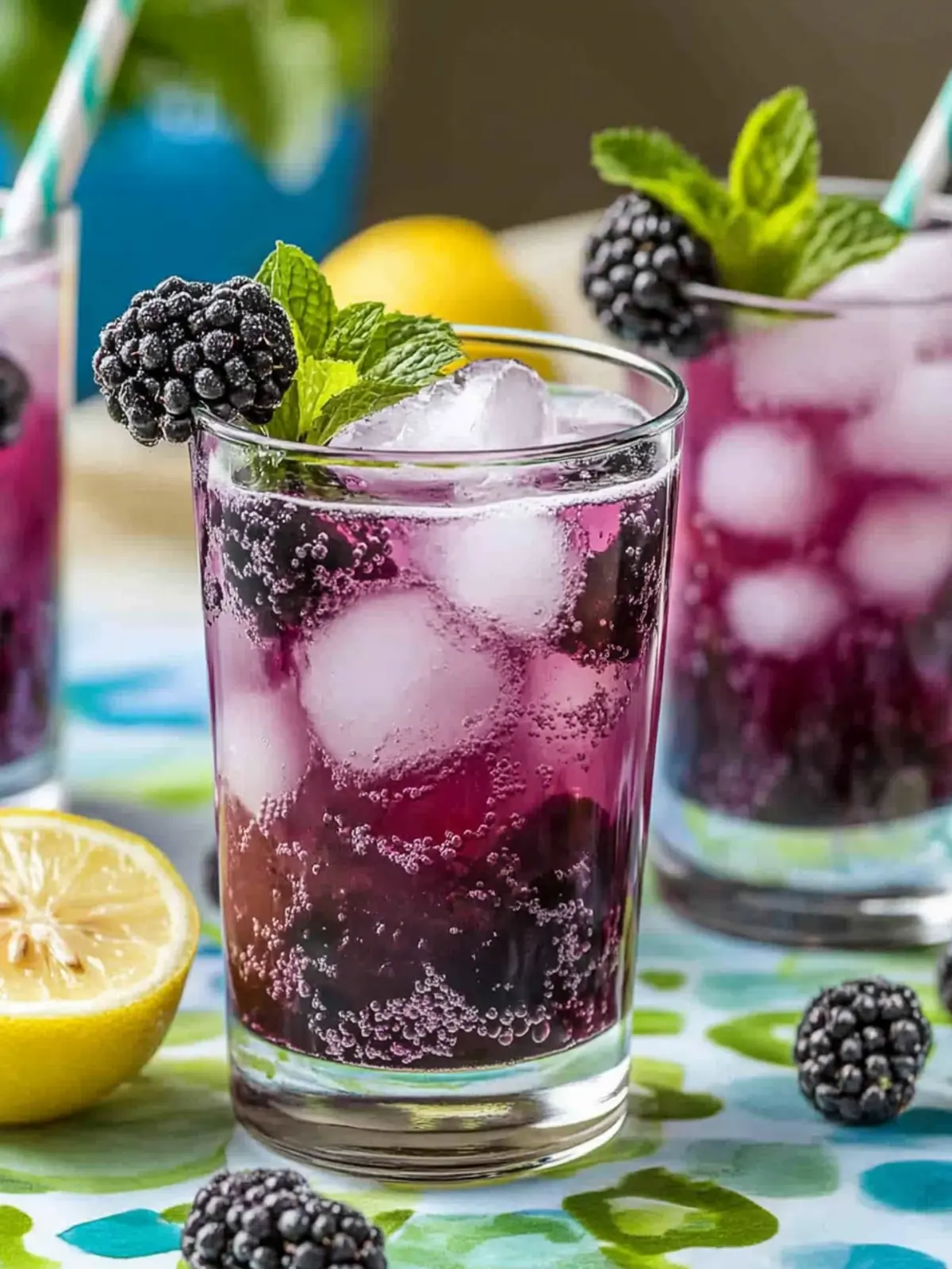 Blackberry Lemon Mocktail