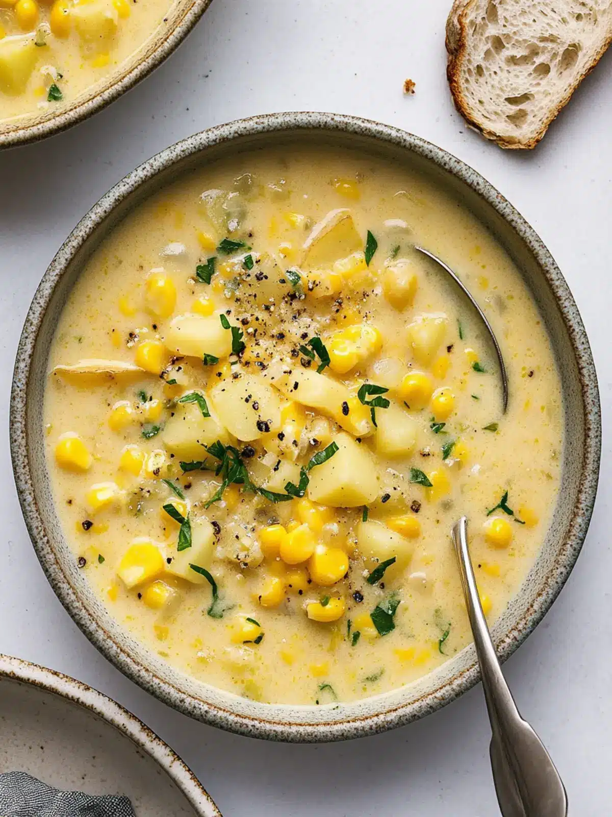 One-Pot Corn & Potato Chowder