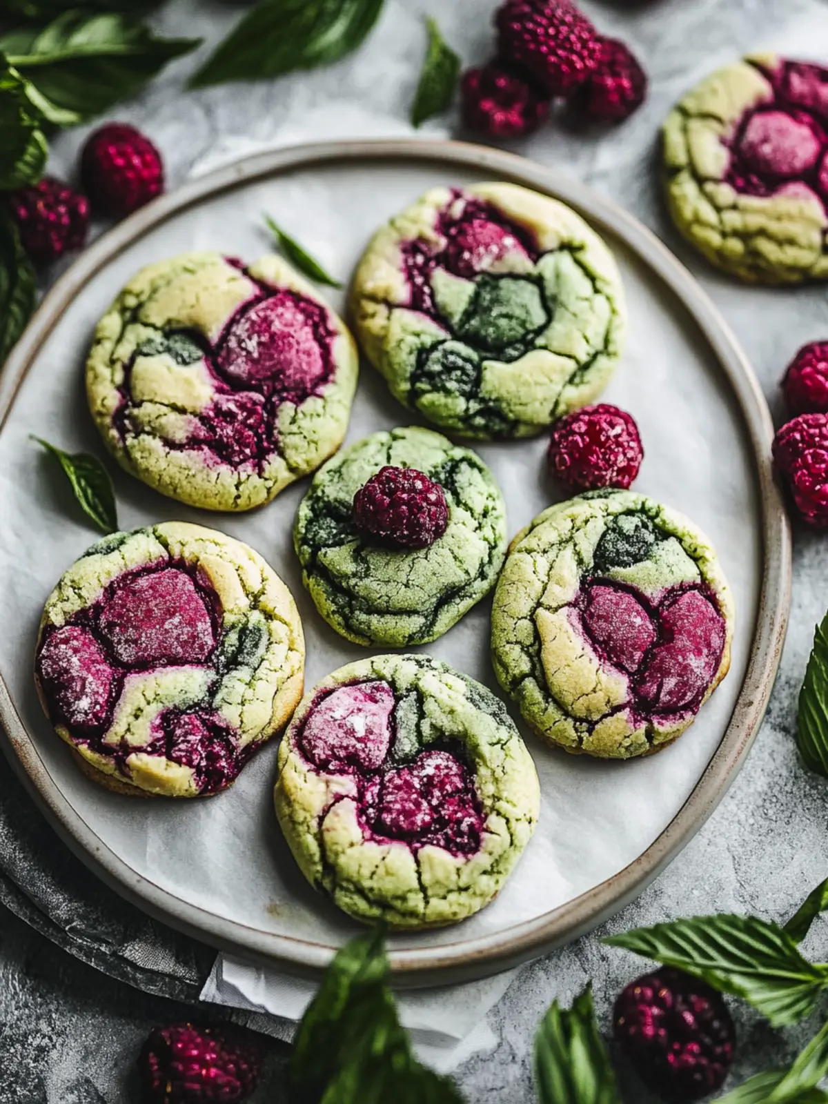 Marbled Berry and Matcha Cookies for a Sweet Twist 4 Marbled Berry and Matcha Cookies