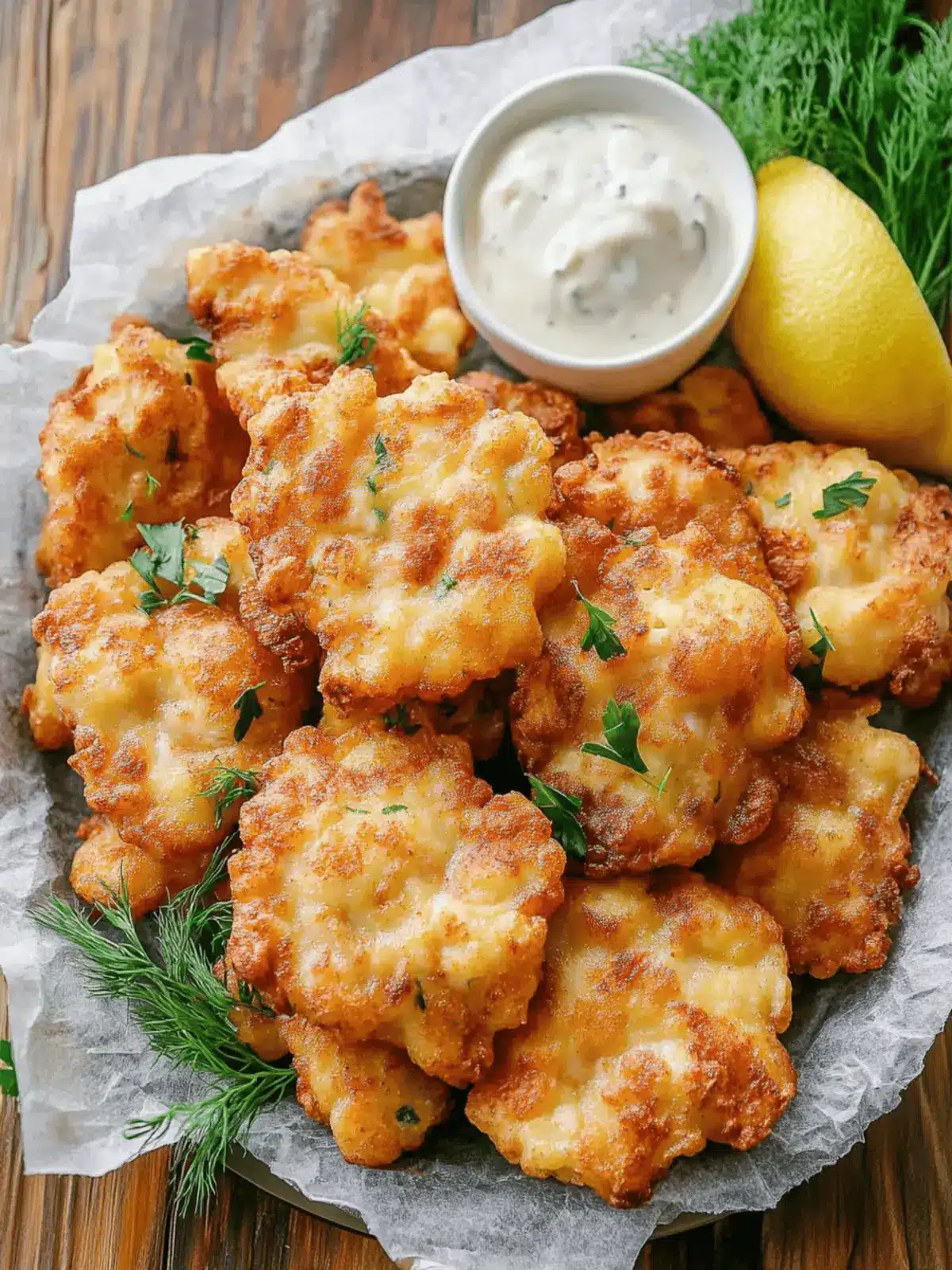 Tender Chicken Fritters