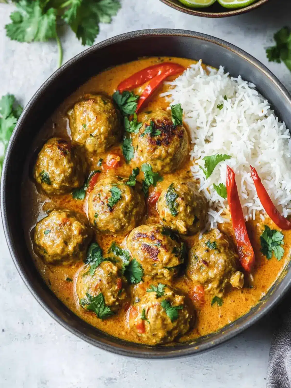 Coconut Curry Chicken Meatballs for a Flavorful Twist 3 Coconut Curry Chicken Meatballs