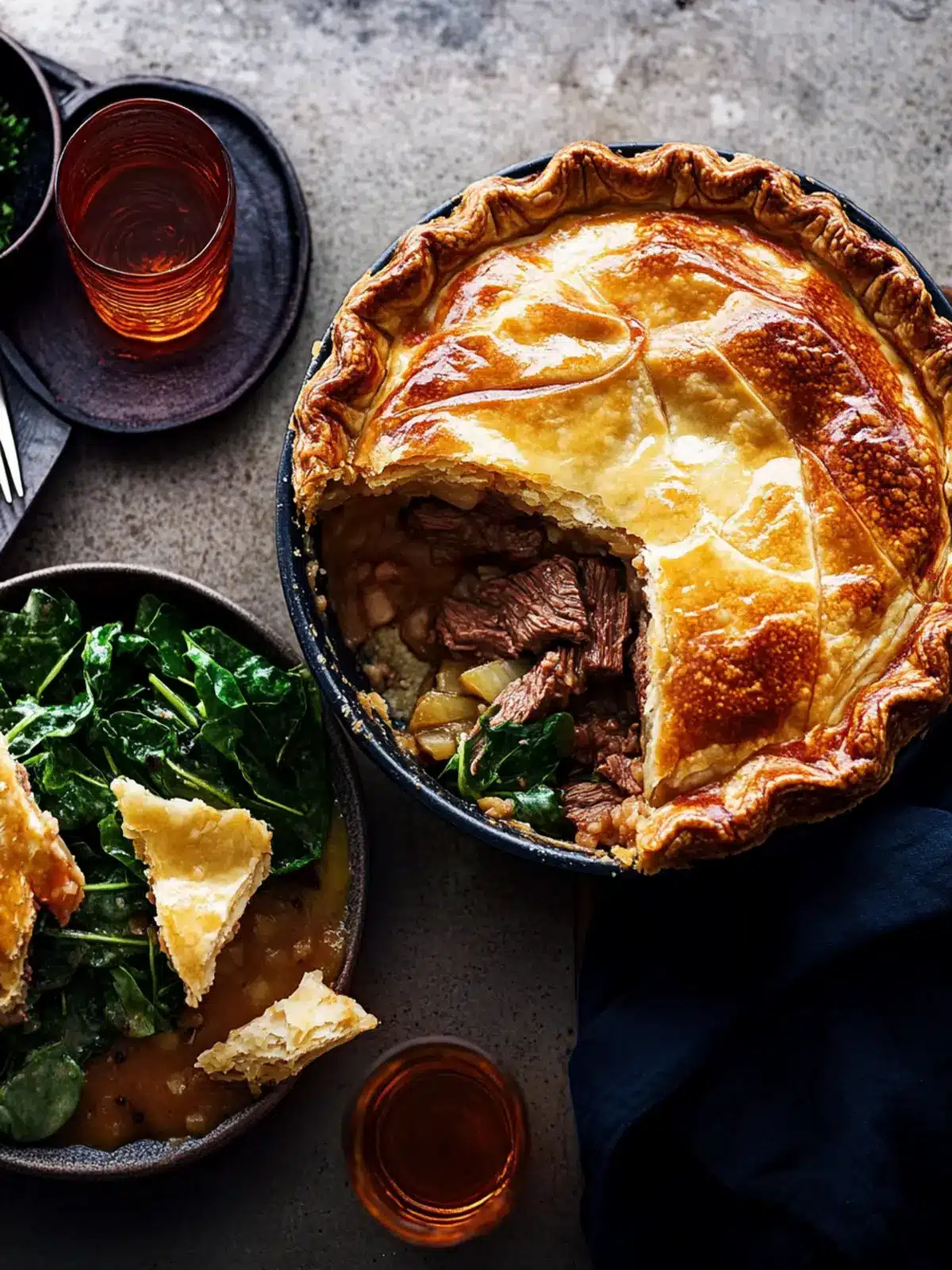 New Year Steak Pie
