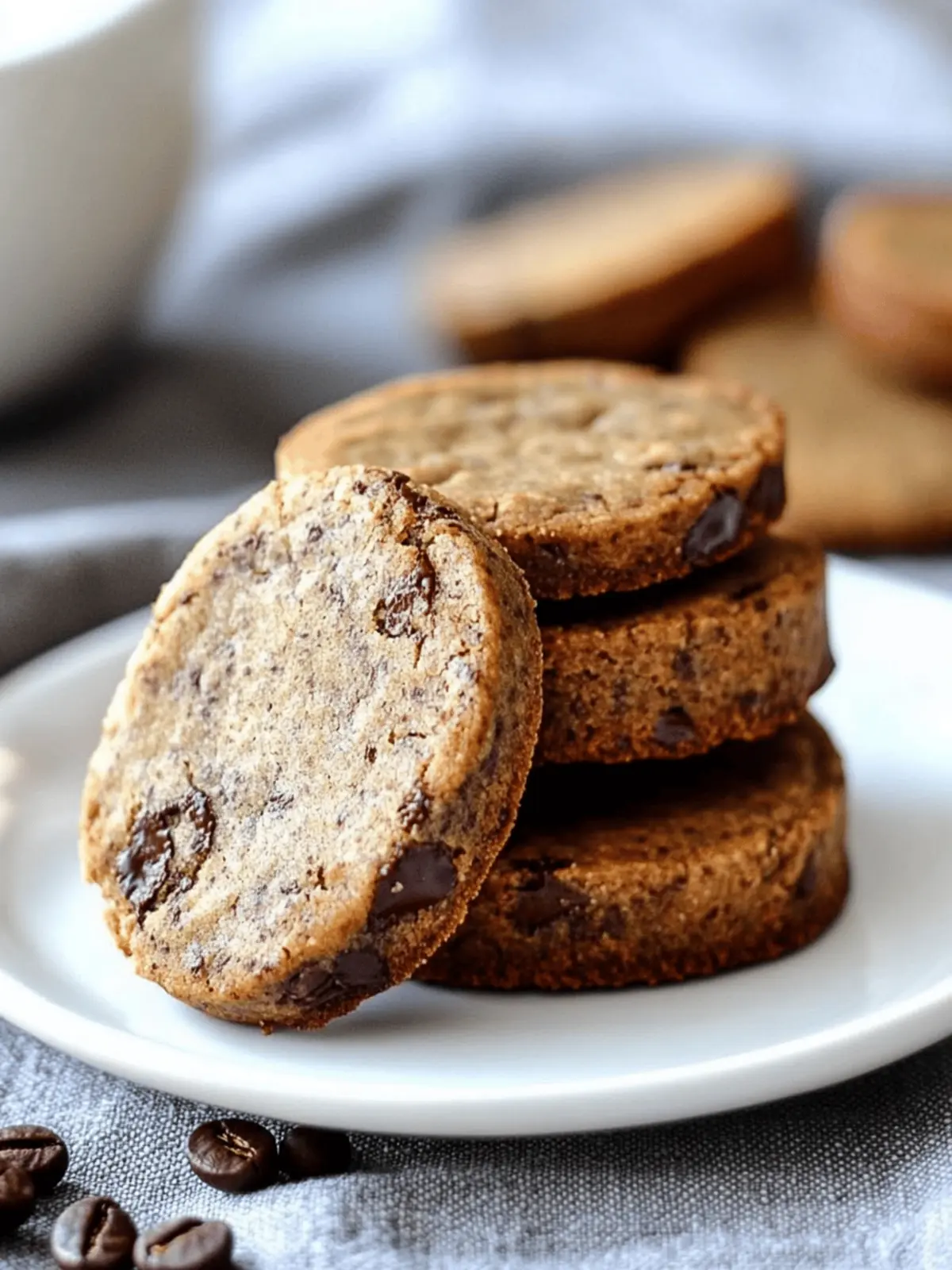 Espresso Chocolate SablÃ©s Cookies