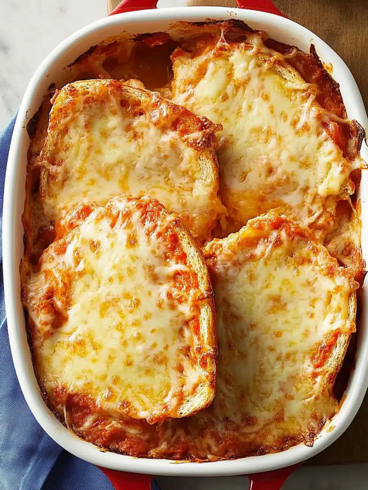 Grilled Cheese and Tomato Soup Casserole
