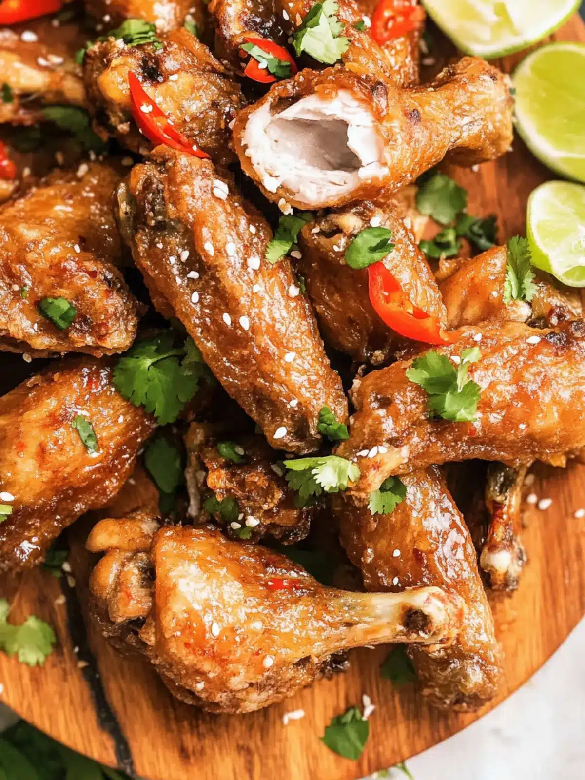 Vietnamese Stuffed Chicken Wings