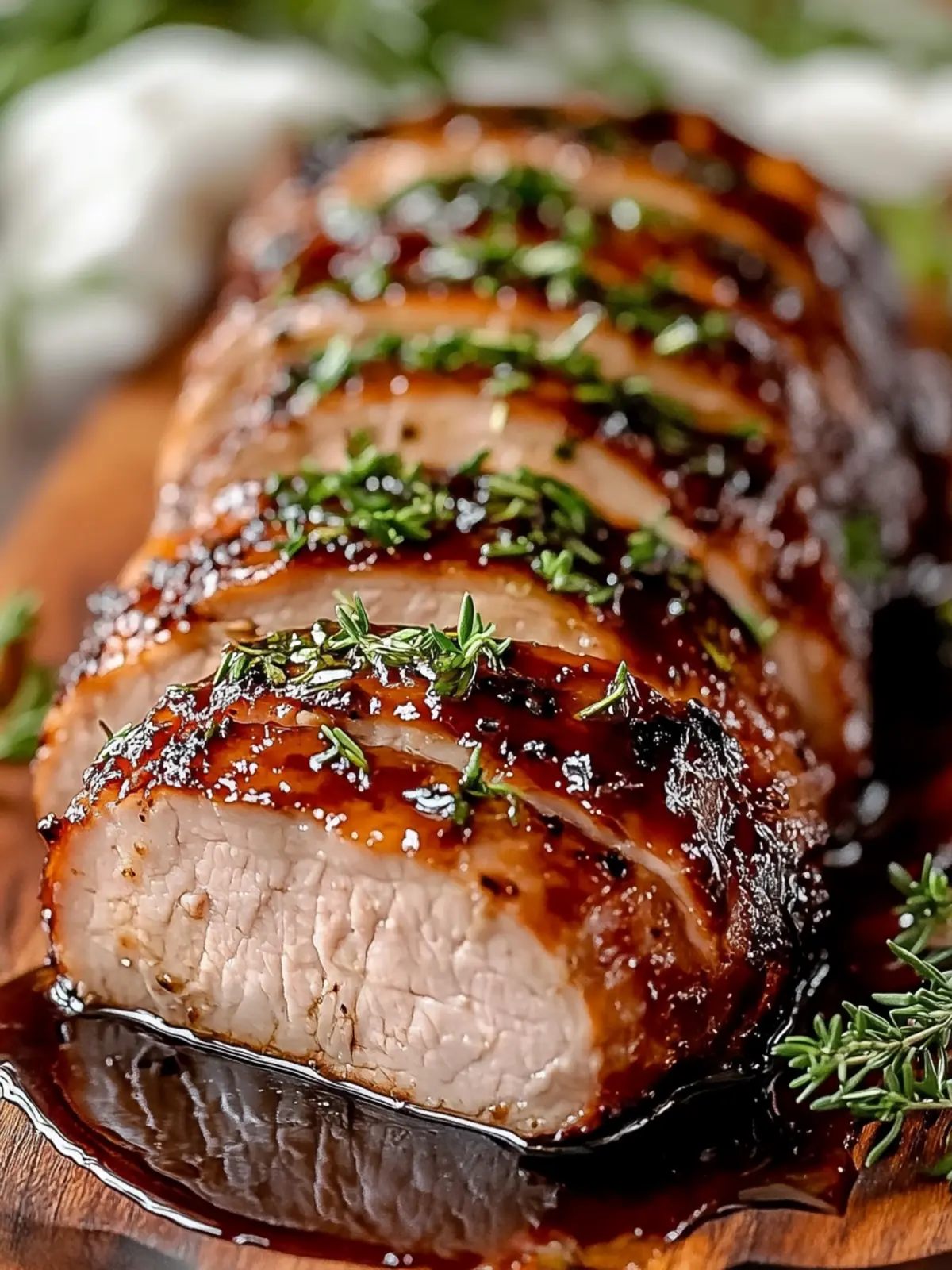 Balsamic Glazed Pork Loin