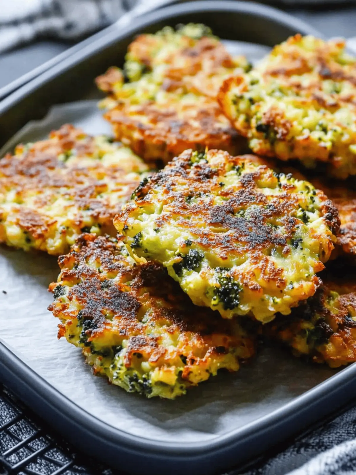 Broccoli and Rice Fritters
