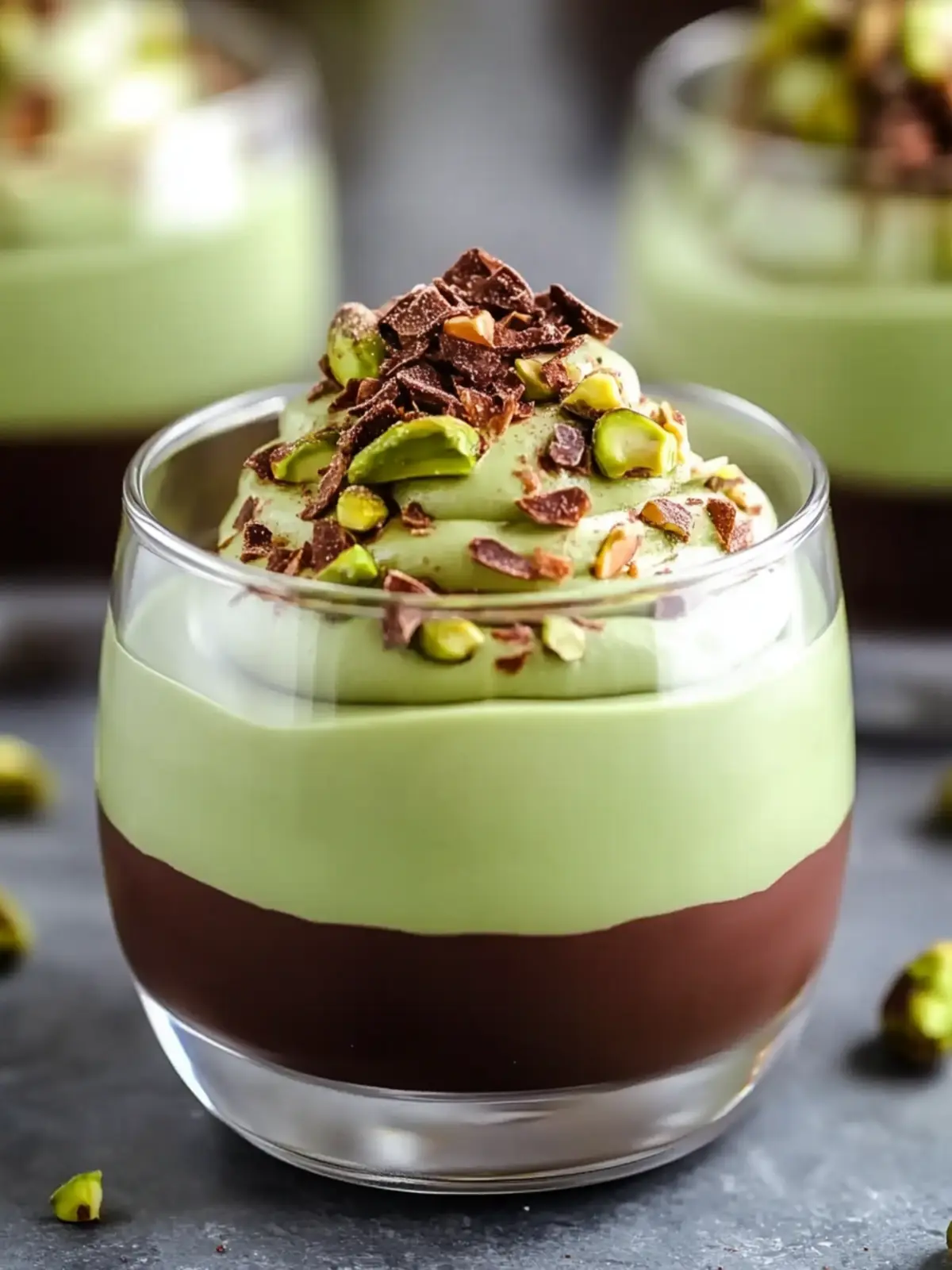 Pistachio Bliss Mousse Cups
