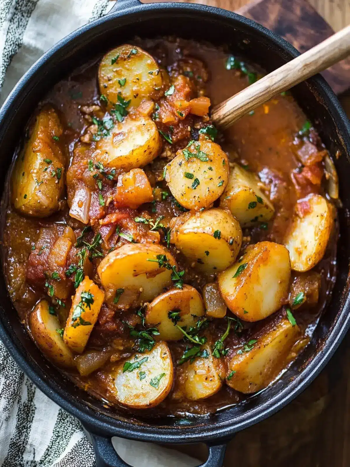Saucy Hungarian Red Potato Goulash