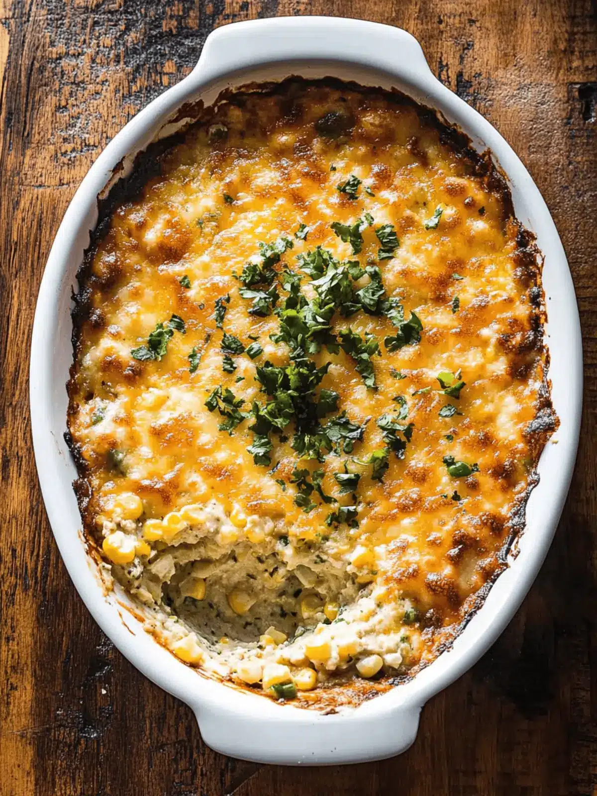 Roasted Poblano Corn Dip