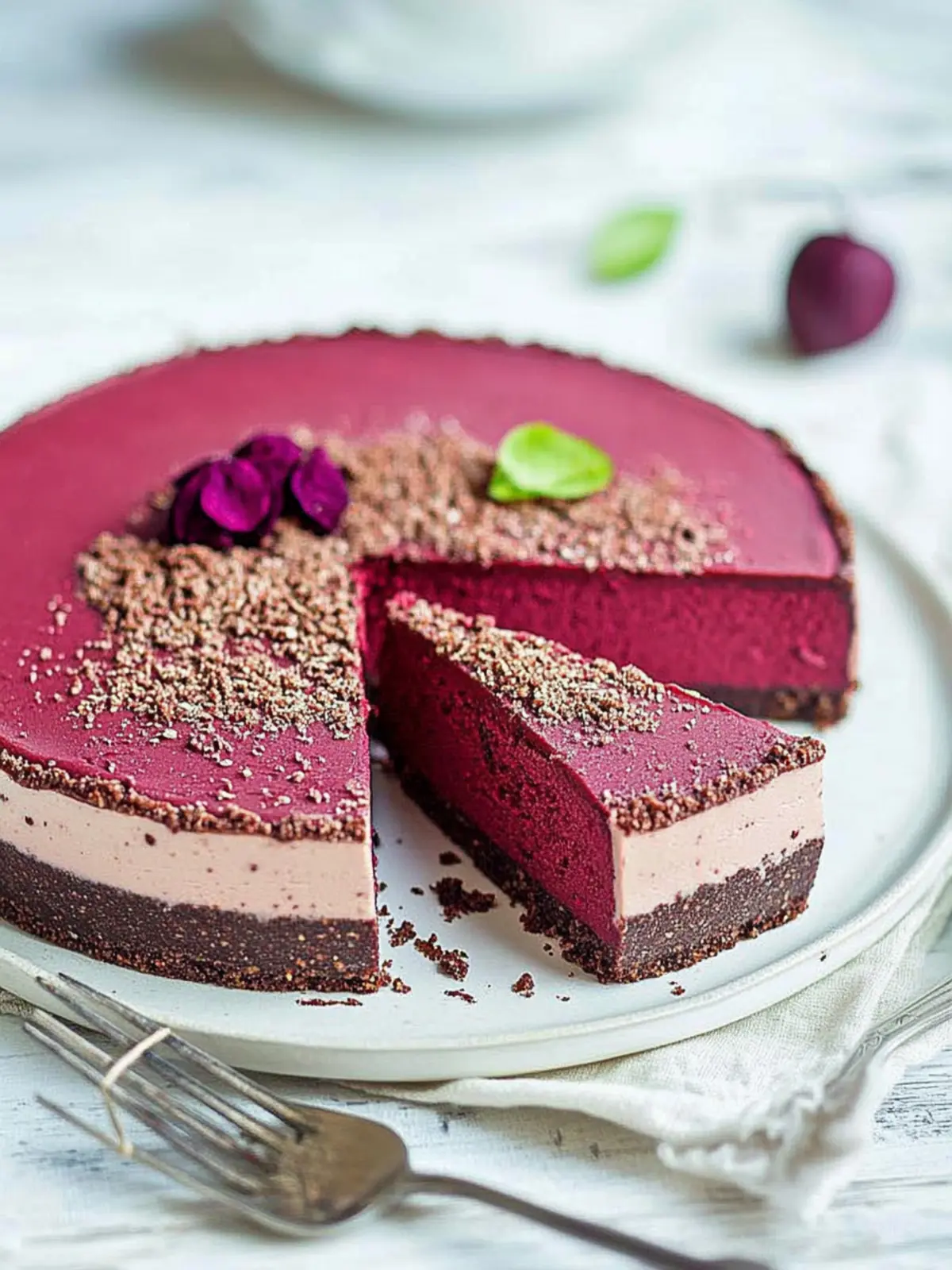 Paleo Red Velvet Cheesecake
