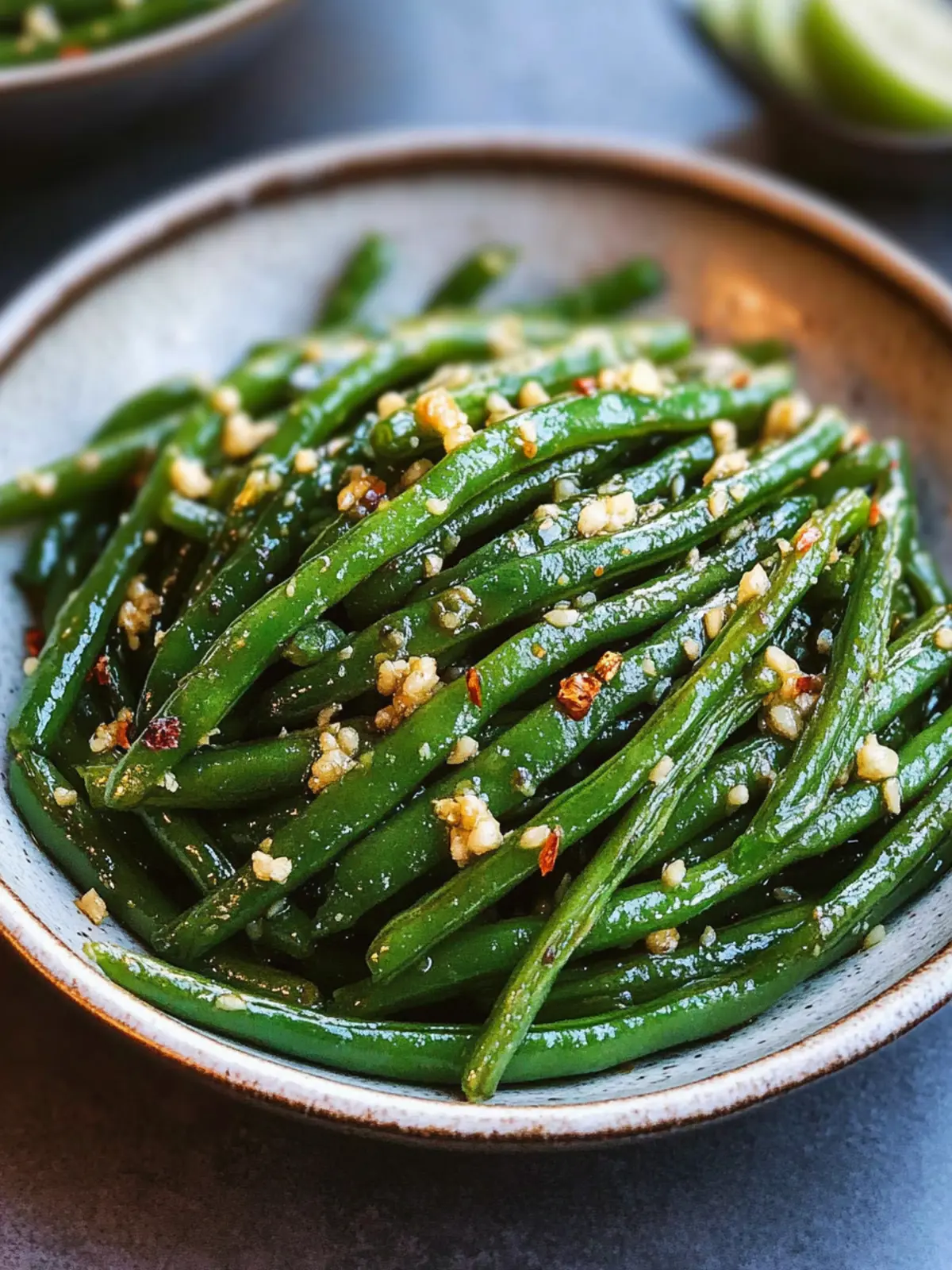 Stir-Fried Garlic Green Beans