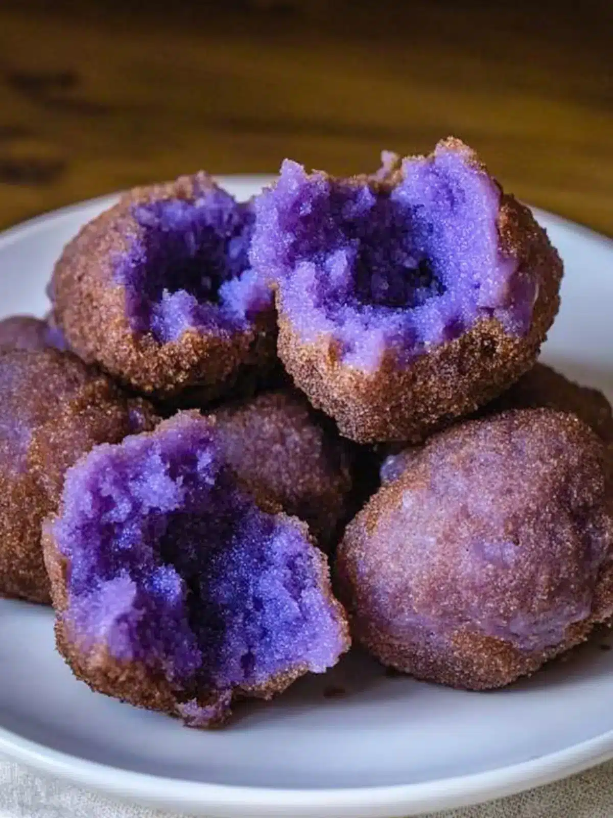 Delicious Ube Mochi Donuts for a Sweet Morning Treat 2 Ube Mochi Donuts
