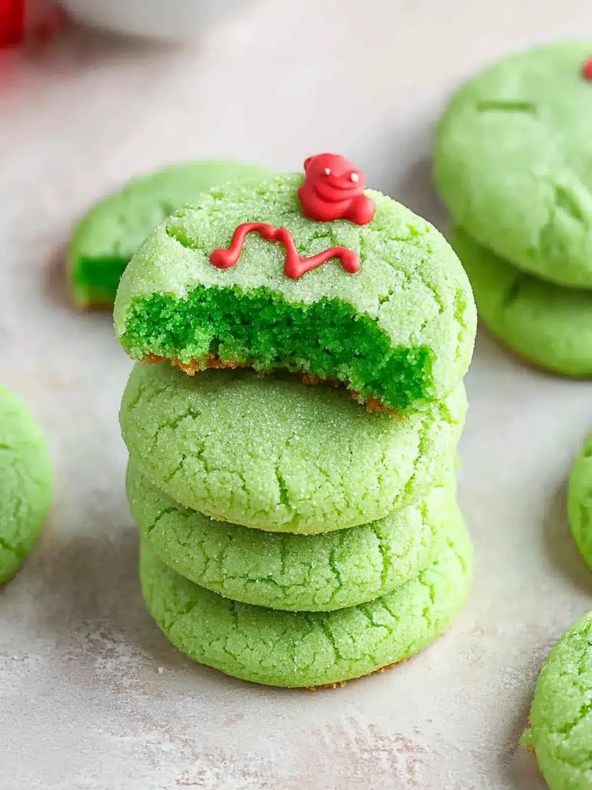 Grinch Sugar Cookies