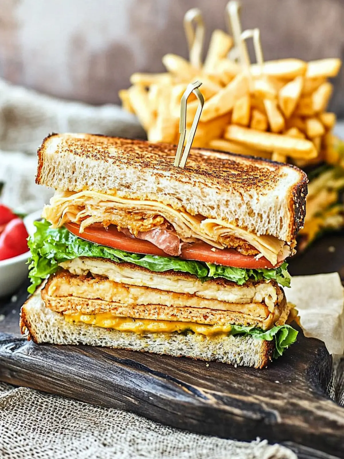Ultimate Club Sandwich: A Tasty Twist on a Classic! 4 Club Sandwich