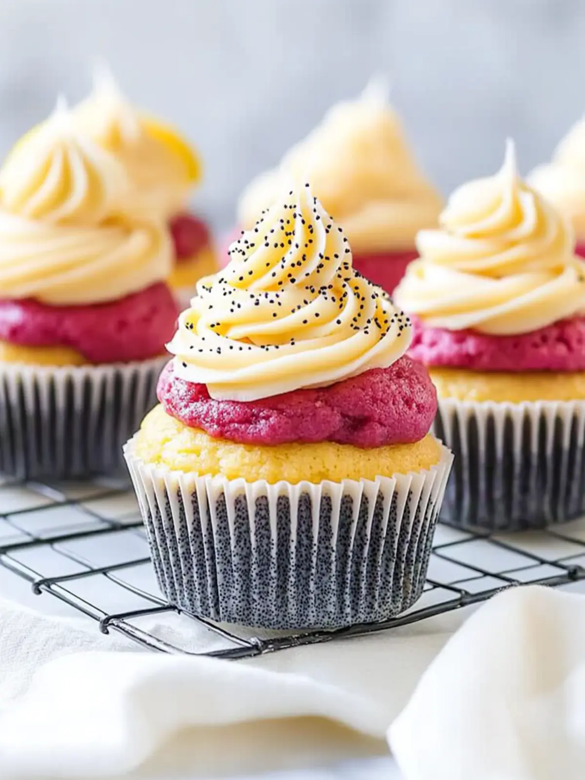 Lemon Poppy Seed Cupcakes