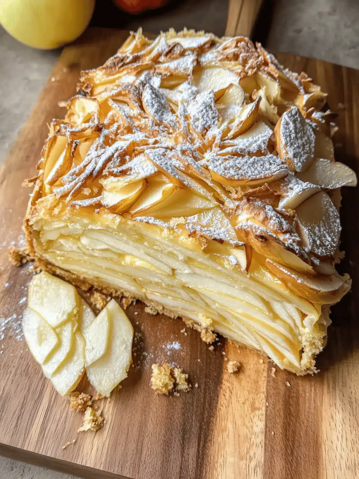 Invisible Apple Cake