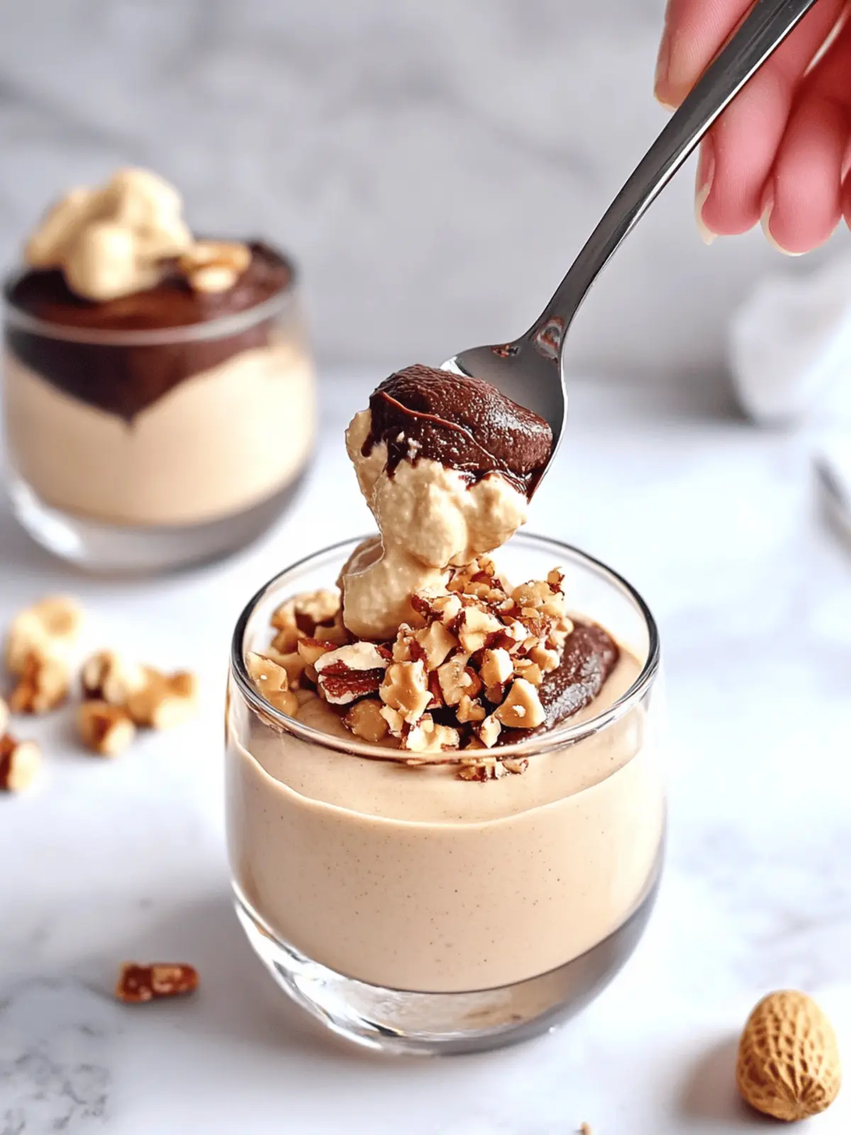 5-Minute Cottage Cheese Peanut Butter Mousse