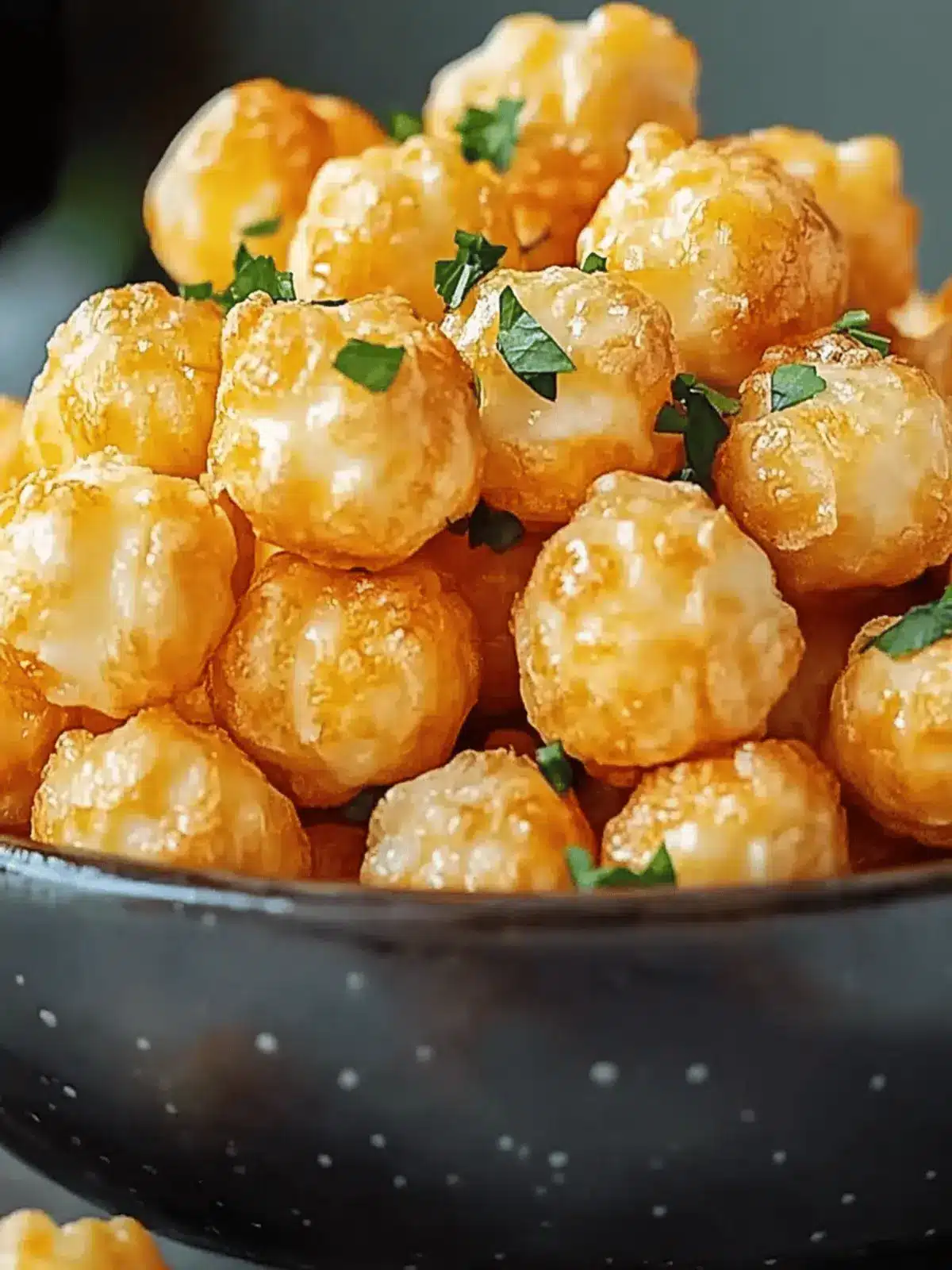 Keto Popcorn Cheese Puffs