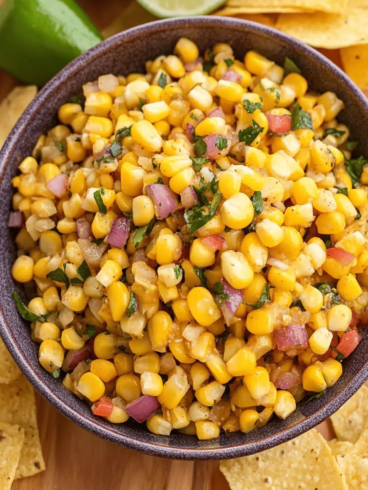 Roasted Chili Corn Salsa (Chipotle Copycat)