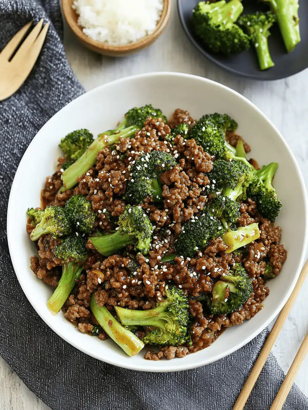 Easy Ground Beef and Broccoli Stir Fry