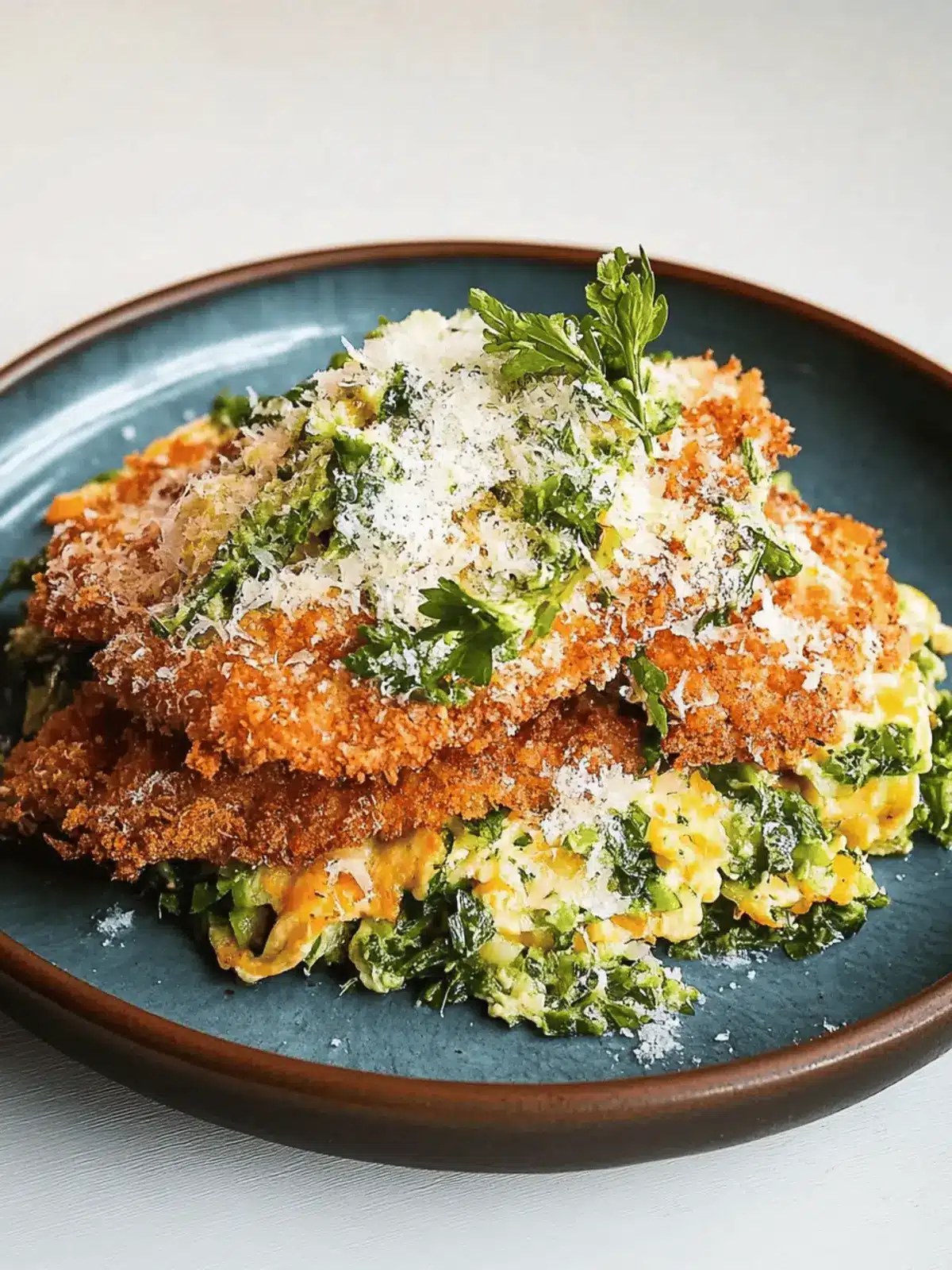 Spicy Chicken Caesar Schnitzel