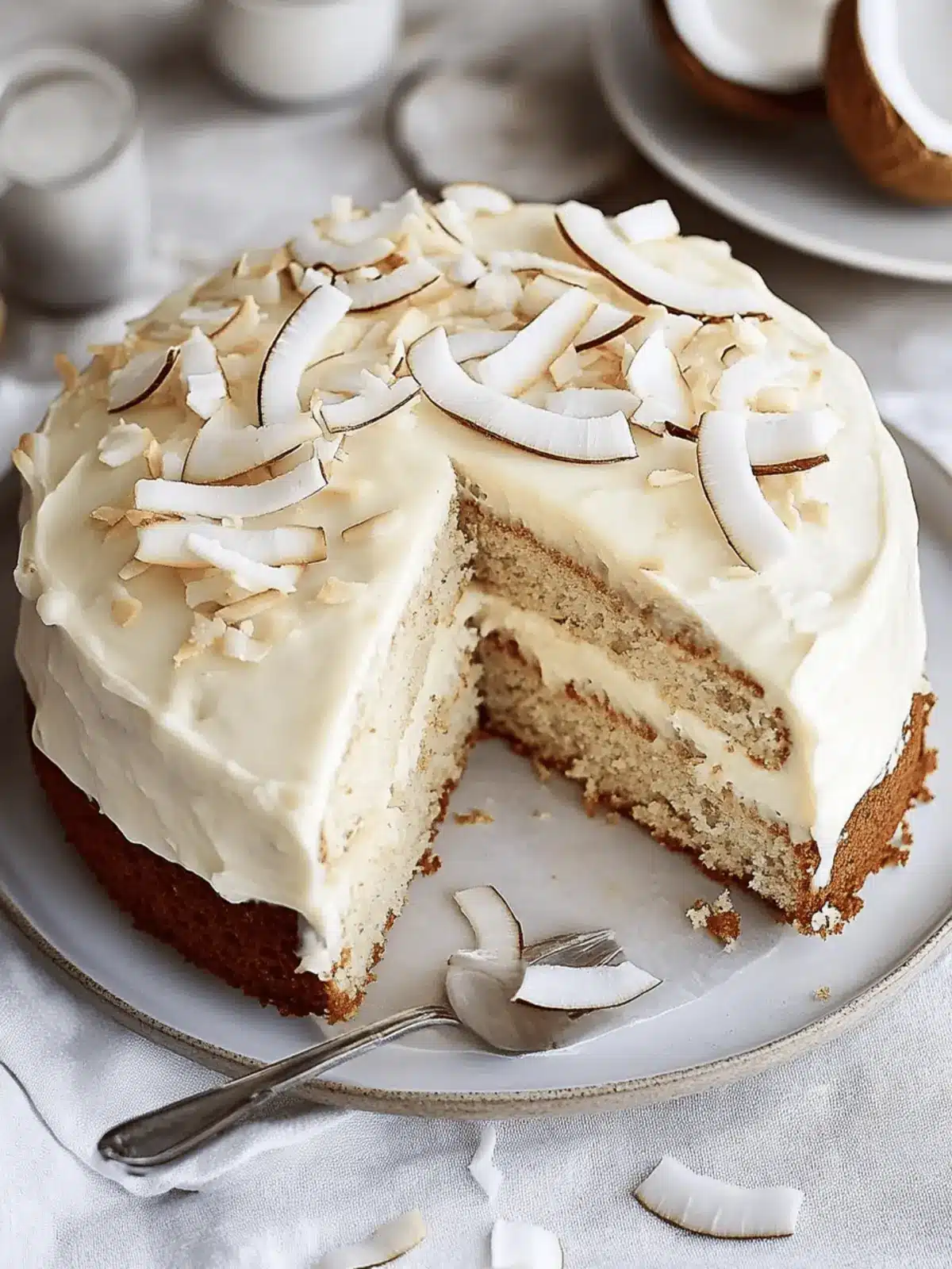 Vegan Coconut Cake