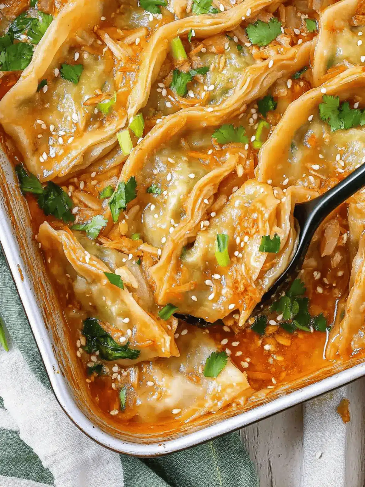 Dumpling Bake (Viral One Pan Dumplings)