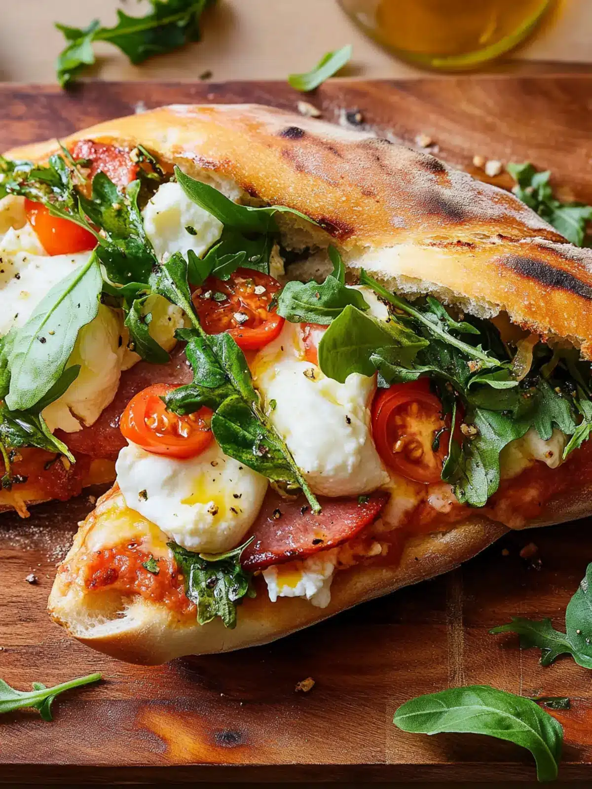 Burrata Pizza Sandwiches