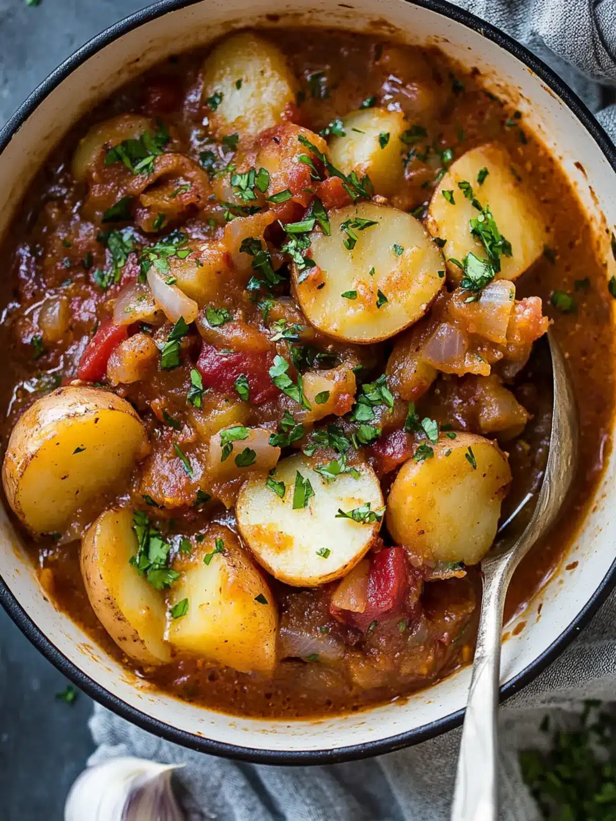 Saucy Hungarian Red Potato Goulash