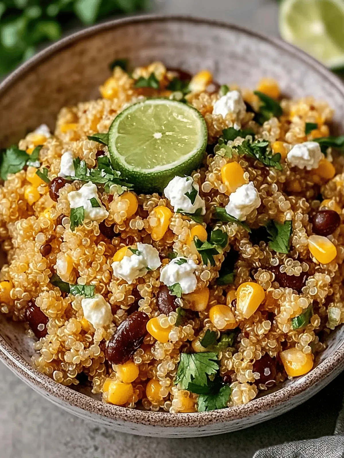 Mexican Street Corn Quinoa Salad