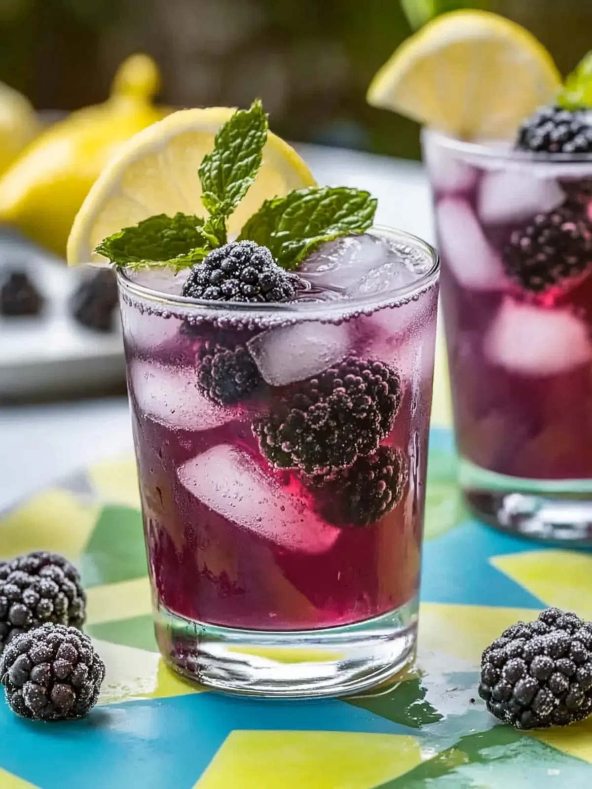 Blackberry Lemon Mocktail