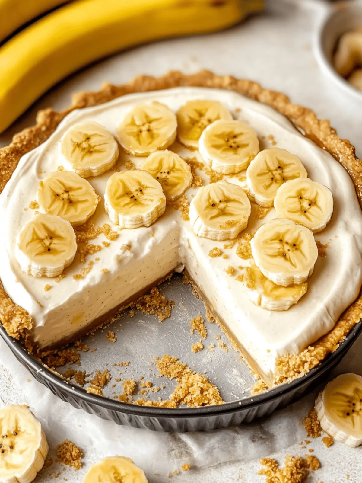 Vegan Banana Cream Pie